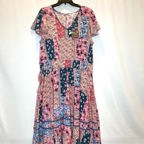 🔥 Matilda Jane NWT Boho Floral Maxi Dress XL - Picture 3 of 15